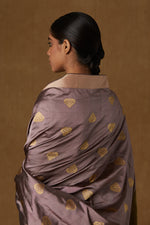 Load image into Gallery viewer, Dusky Rose Mulberry Silk Saree
