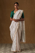 Load image into Gallery viewer, Light Pink Mulberry Silk Saree
