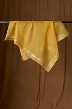 Load image into Gallery viewer, Yellow Raw Mulberry and Eri Silk Saree
