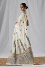 Load image into Gallery viewer, Cream Colored Cotton and Eri Silk Saree
