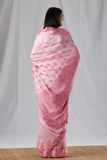 Load image into Gallery viewer, Pink Mulberry Silk Saree
