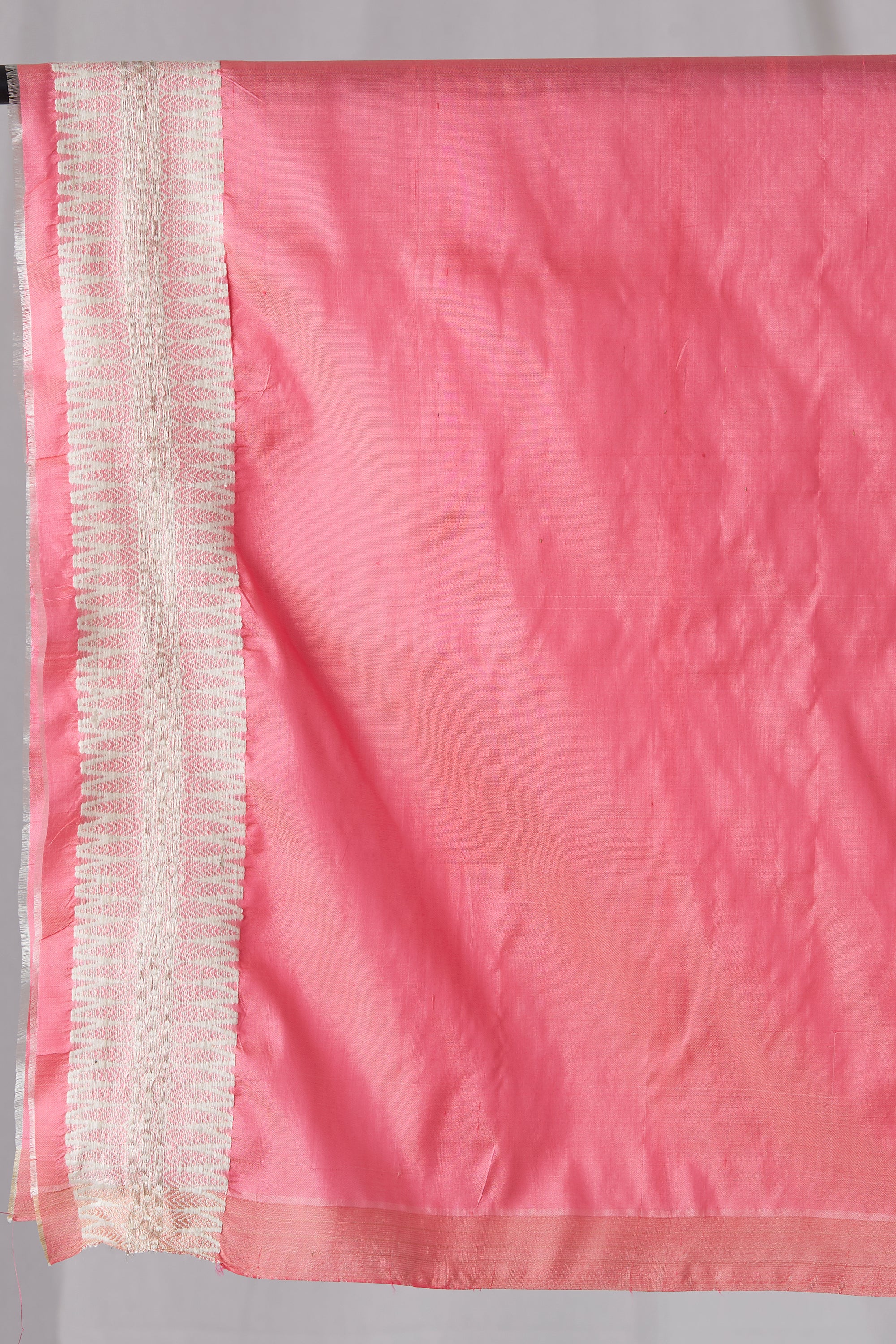 Pastel Pink Mulberry Silk Saree