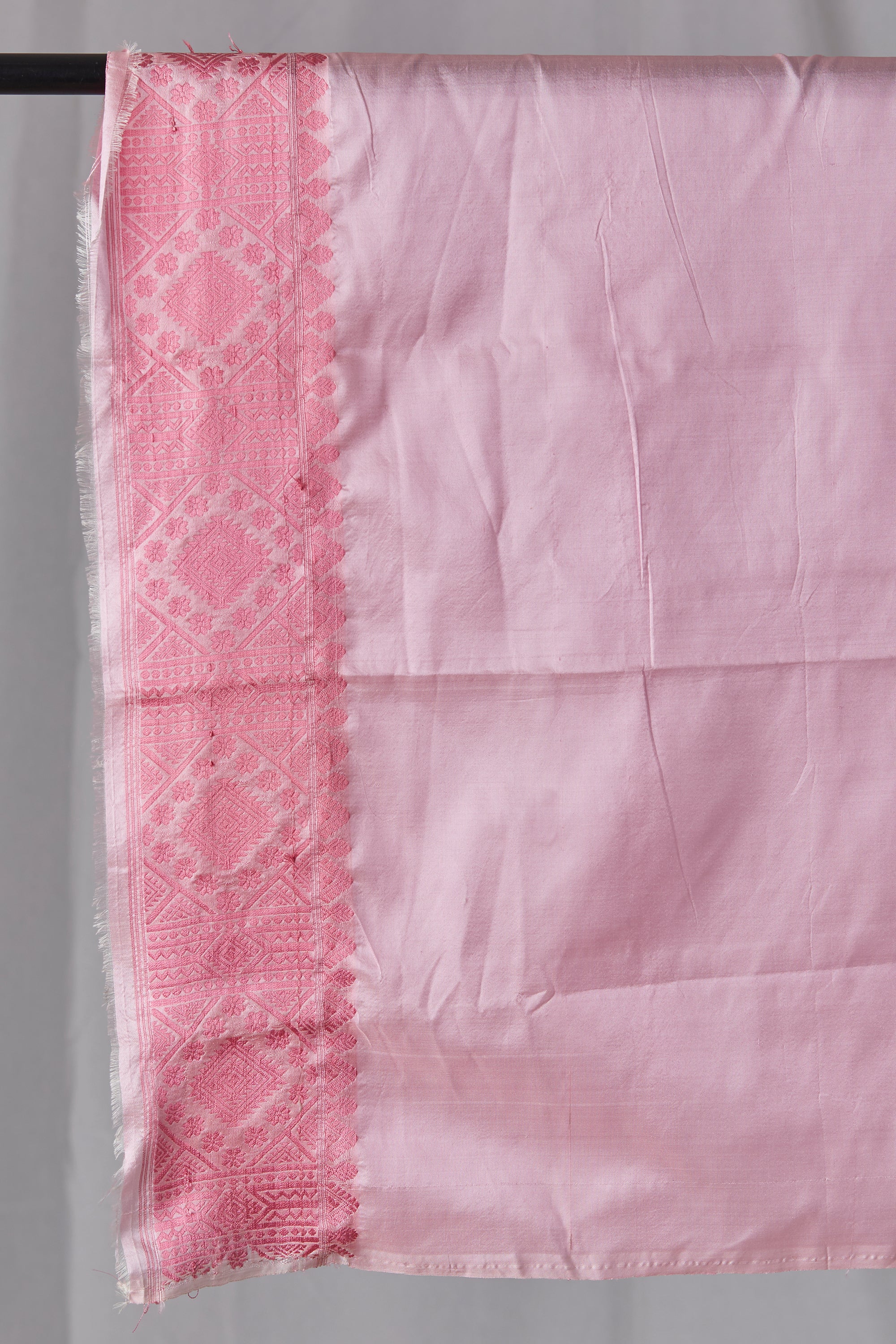 Pink Mulberry Silk Saree